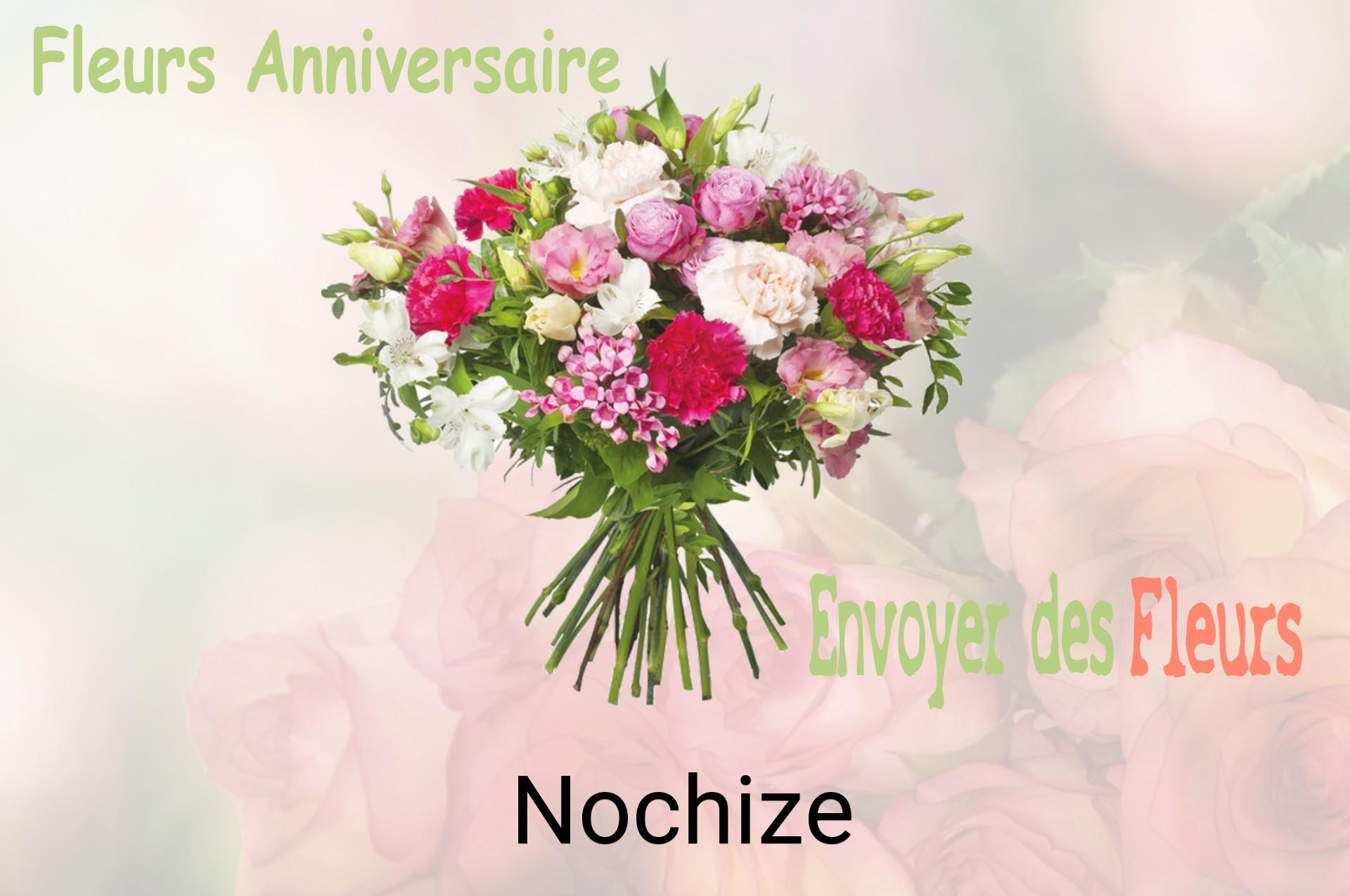 Bouquet de fleurs d’anniversaire livré à Nochize