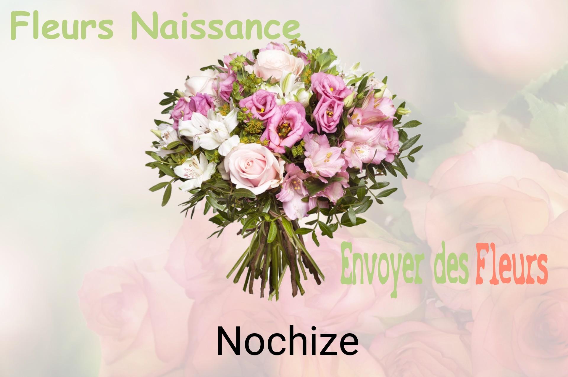 Bouquet de fleurs de naissance livré à Nochize